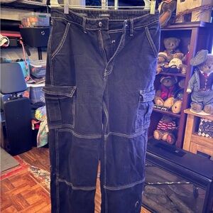 Wild Fable Dark Cargo Pants size 8